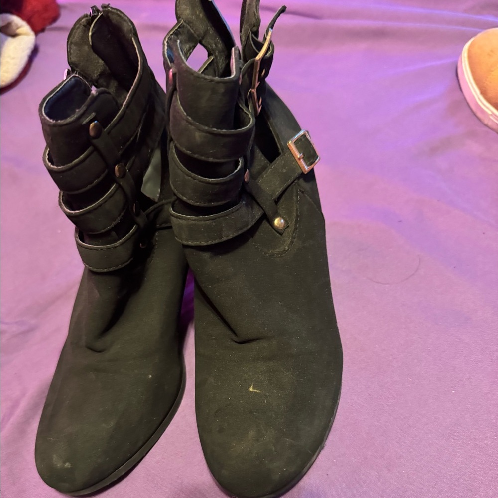Black booties